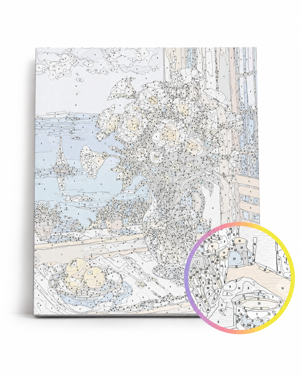 Paintglee Malelerret forhåndstrykt