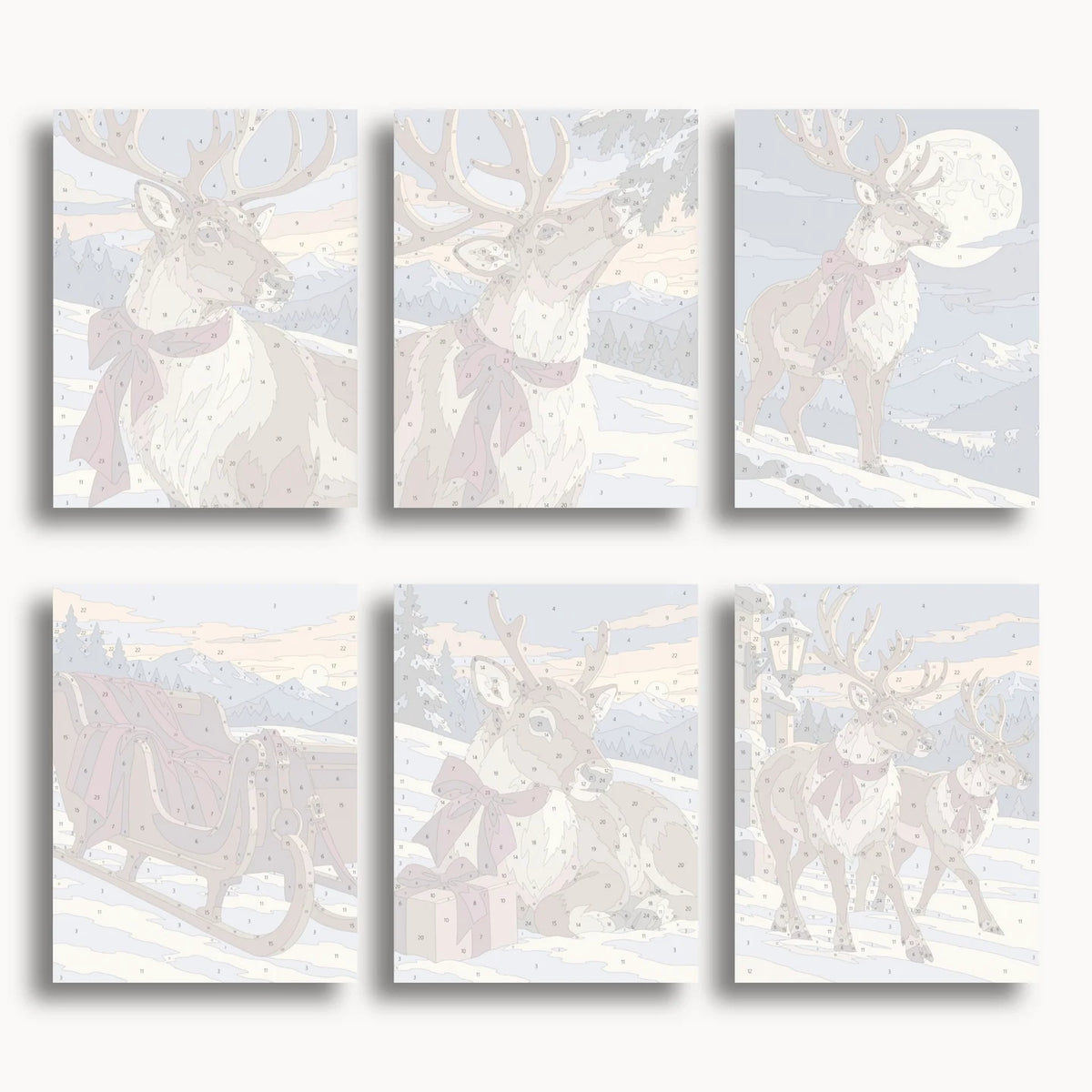 Christmas Reindeer | 6 Mini Kits