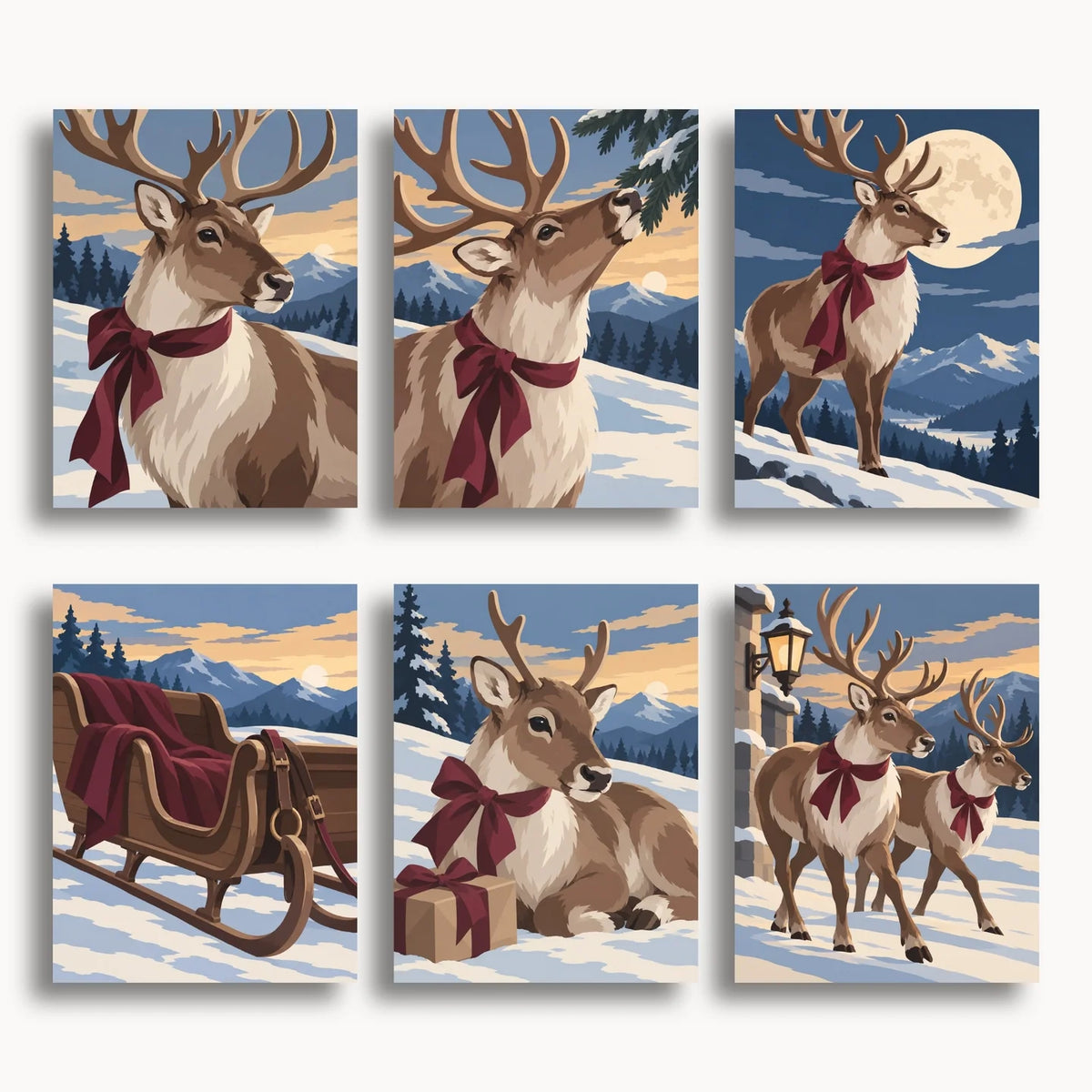 Christmas Reindeer | 6 Mini Kits