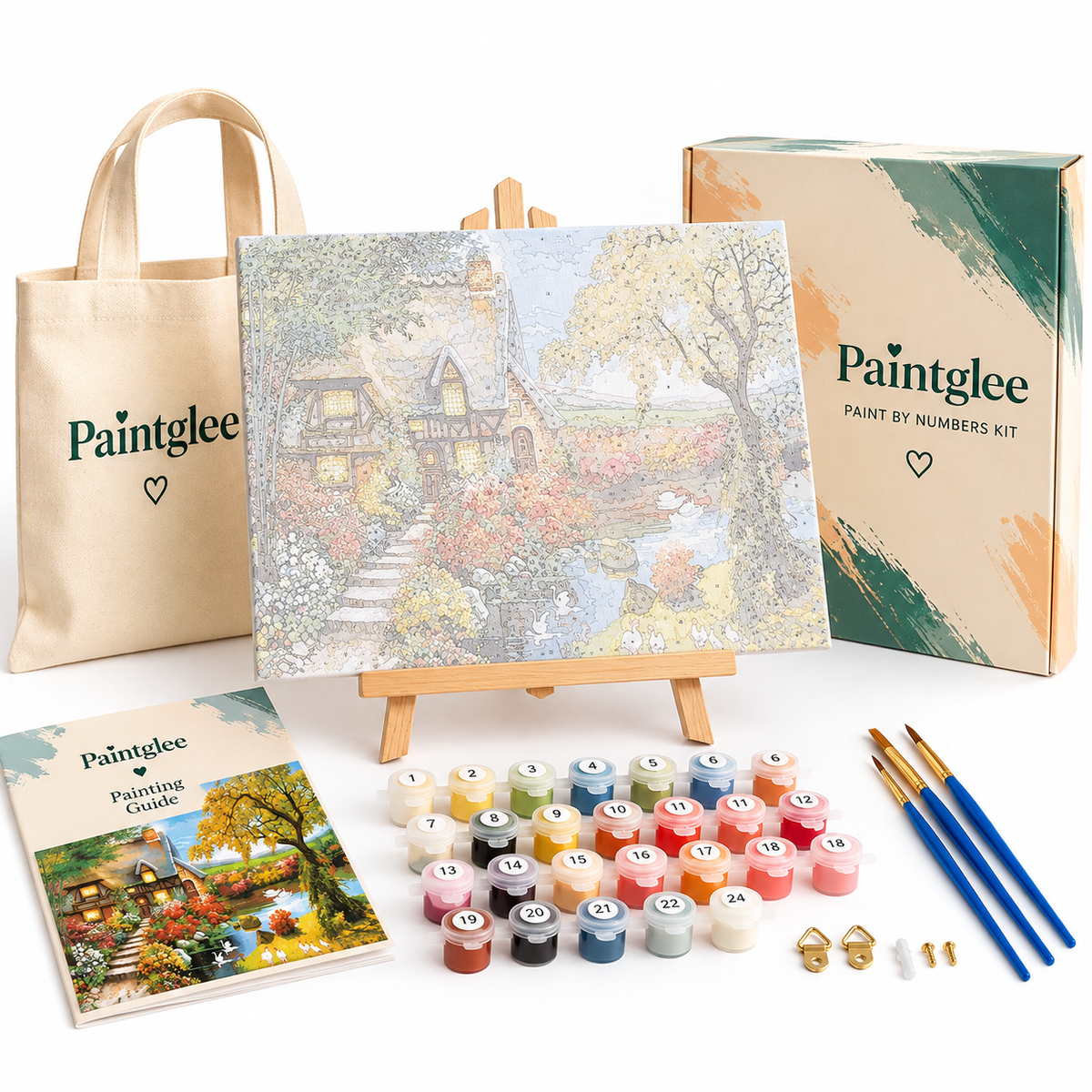 Rocky Mountain Turquoise Lake Shore - Paint by Numbers Kit
