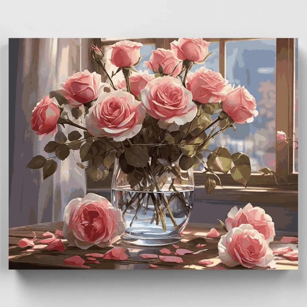 Rose Elegance - Paint by Numbers Kit