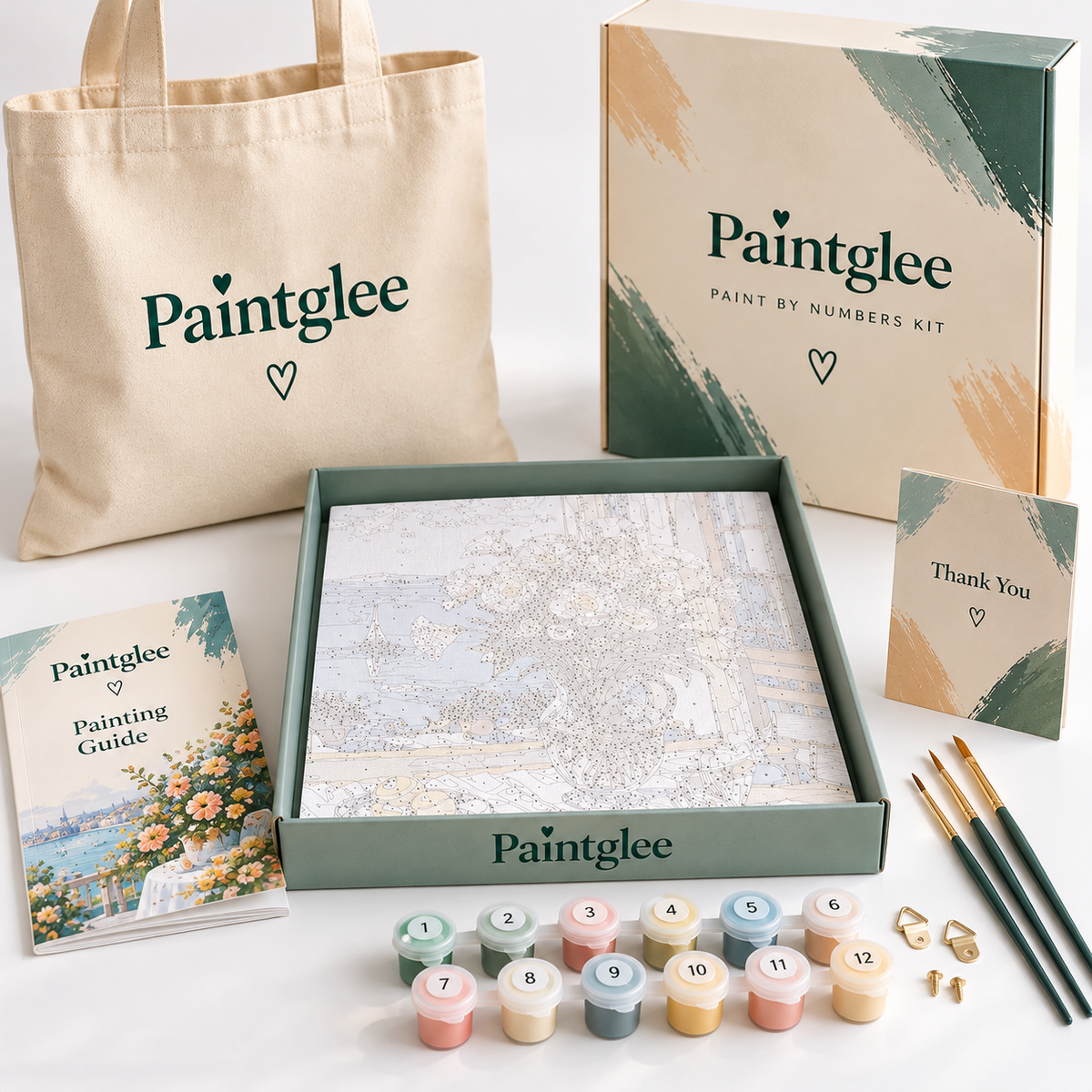 Rocky Mountain Turquoise Lake Shore - Paint by Numbers Kit