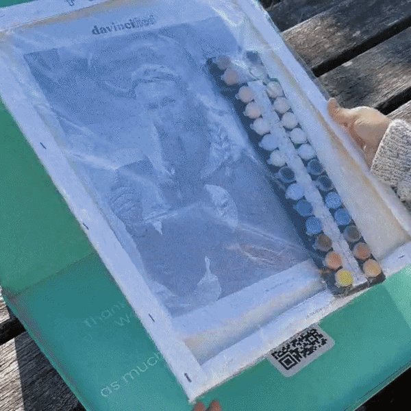 Paintglee Malelerret forhåndstrykt