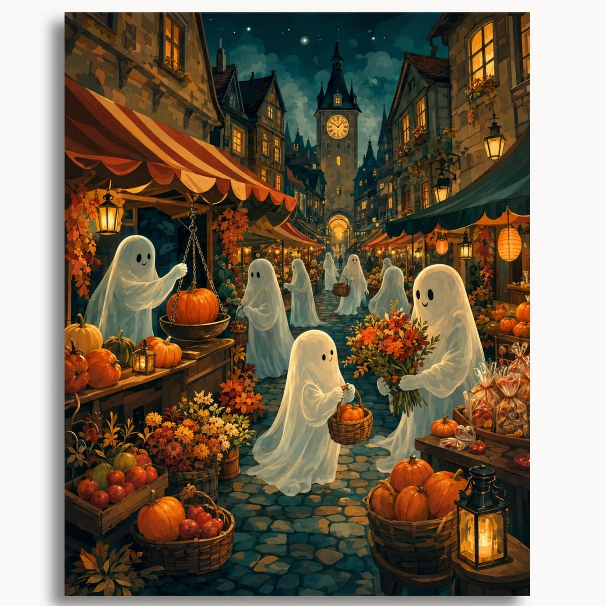 Ghosts at the Pumpkin Market