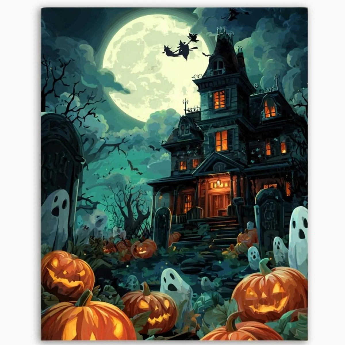 Moonlit Macabre Mansion